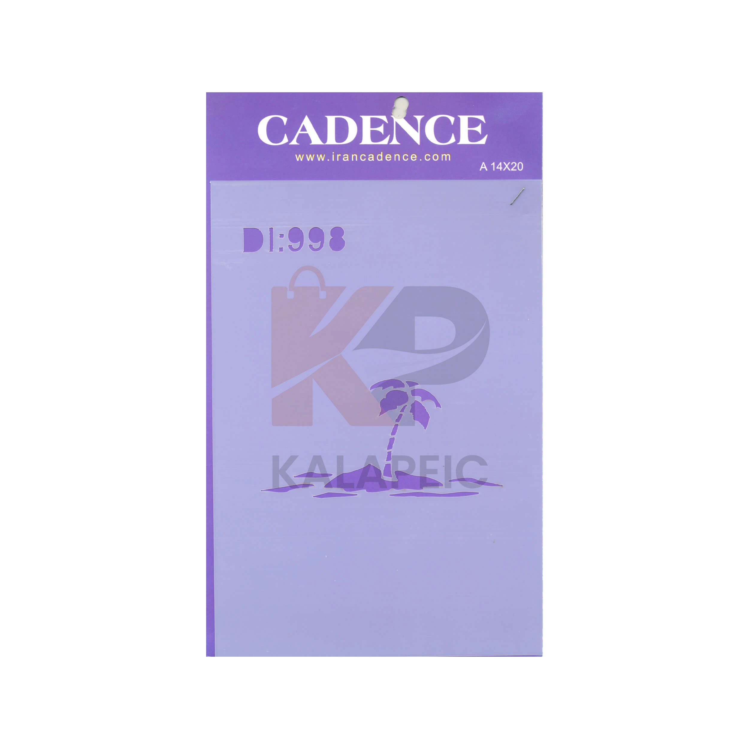 شابلون استنسیل Cadence کد 998 شابلون استنسیل کدنس کد 998- قالب طرحدار برای نقاشی و تزئین سطوح
